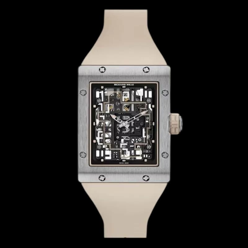 Richard Mille RM 16-02 Automatic Extra Flat luxury watch with rectangular case and skeleton dial